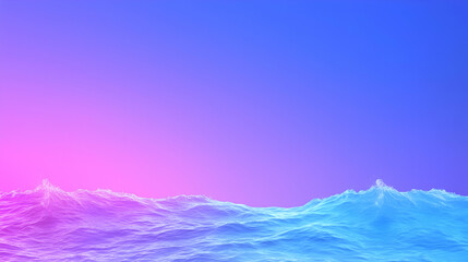 Abstract Pink And Blue Wave Background
