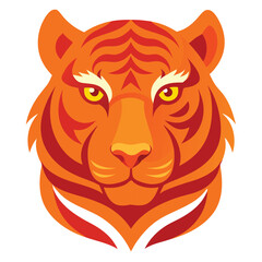 Aggressive Tiger Head – Wildlife Logo Vector Design