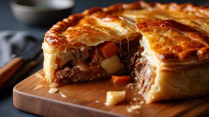 Delicious homemade beef pot pie recipe with flaky crust and savory filling perfect for comfort food lovers