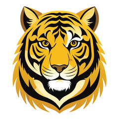 Aggressive Tiger Head – Wildlife Logo Vector Design