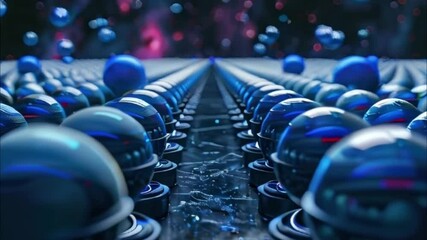 Planets gather in the solar system amidst glowing stars in a vibrant cosmic atmosphere