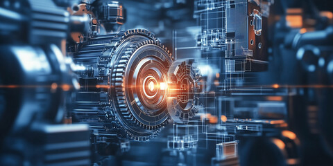 Obraz premium Innovative business term ideas in agile engine visual analyses enabling rapid prototyping and iterative development for continuous value creation and process optimization