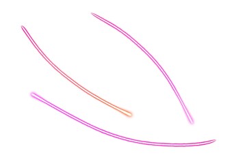 pink ribbon on white background