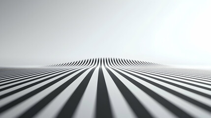 Fototapeta premium Abstract Black and White Geometric Pattern Background