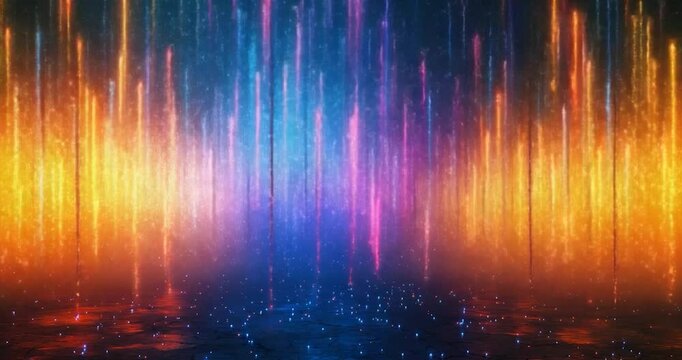 Colorful light streaks abstract background