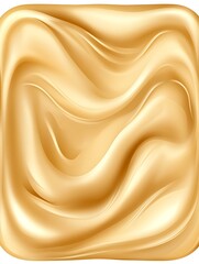 Fototapeta premium Abstract Swirling Golden Yellow Cream Texture Background