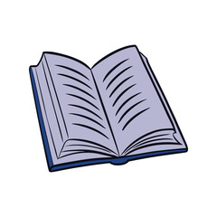 Open Book Vector Illustration. Reading elements, literary design, educational tools, and creative open book vector art.