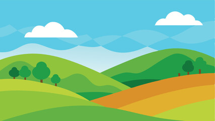 snowy forest landscape background illustration