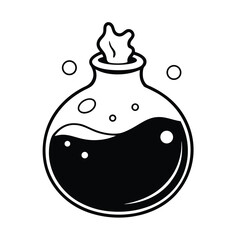 potion bubbling with unexpected effects