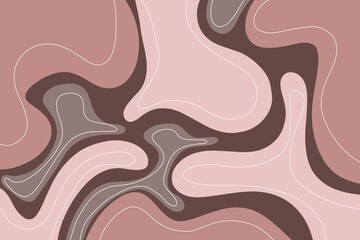 Pattern wavy brown choco