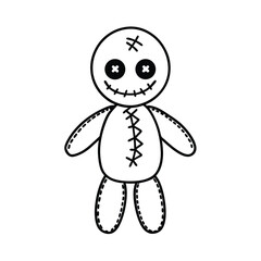 stitched together doll with a soul