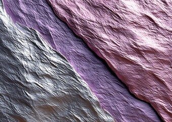 Abstract Crinkled Fabric Layers