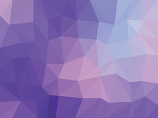 Obraz premium Soft Purple Low Poly Abstract Background