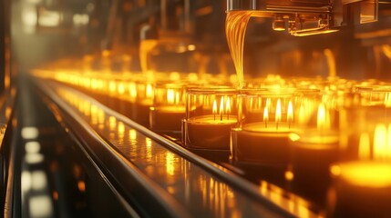 Molten metal production line