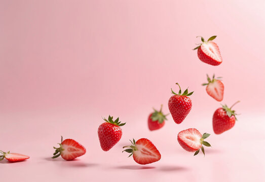 Floating Strawberries Concept Art