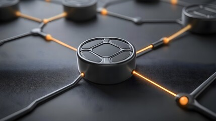 Nanomaterials structure analysis laboratory scientific illustration close-up molecular alignment