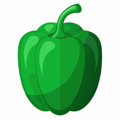 Capsicum white background 