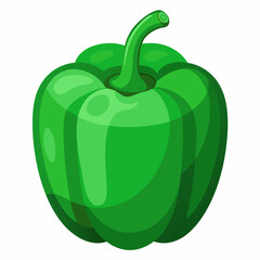 Capsicum white background 