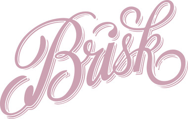 Obraz premium Brisk Handwritten Script.