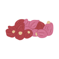 Indonesian Traditional Spice Elements Illustration