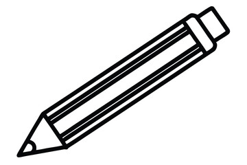 Pencil icon set. Vector illustration