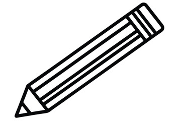 Pencil icon set. Vector illustration