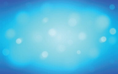Blue Aqua Bokeh Light Background for Tranquil Design. Soft Glowing Blur for Abstract and Relaxing Themes. Background decoration