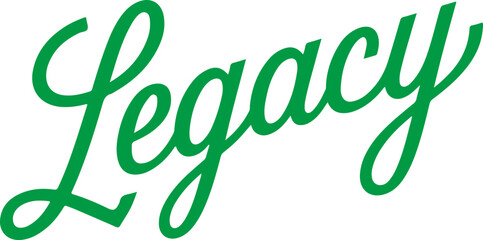 Green Legacy Script.