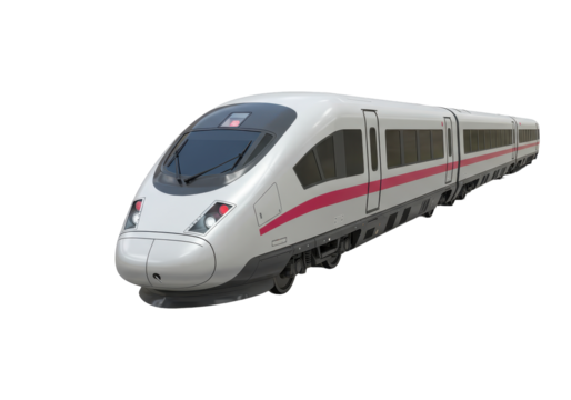 Modern high-speed train