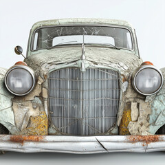 old rusty car