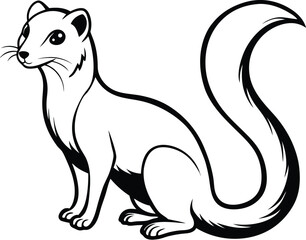 Ermine silhouette