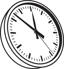 wall clock vector