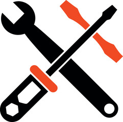 vector illustration of a hammer