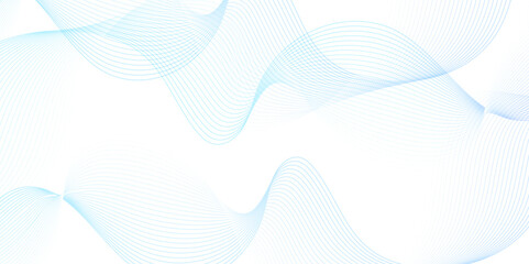 blue wave curve lines banner background design. Digital frequency track equalizer. Stylized line art background. modern soft luxury texture with smooth and clean vector subtle background illustration	