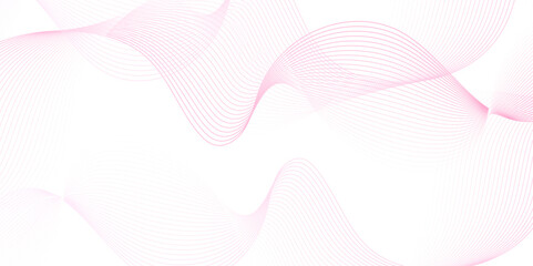 pink wave curve lines banner background design. Digital frequency track equalizer. Stylized line art background. modern soft luxury texture with smooth and clean vector subtle background illustration