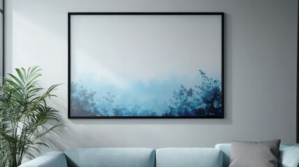 Fototapeta premium Misty Mountain Landscape Artwork