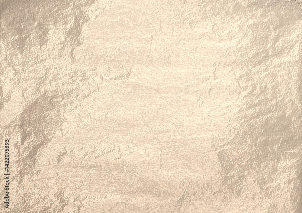 Poster beige foil with a delicate metallic texture creates a smooth, sleek surface. crumpled design with so