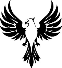 Obraz premium Eagle Wing Logo Design