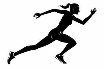 sexy silhouette black vector