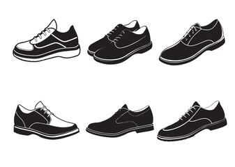 Shoes  silhouette vector