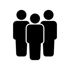 group of people silhouette icon vector design