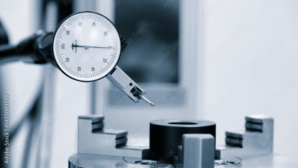 Aufkleber quality control on milling cnc machine, coordinate measuring machine, quality control machine