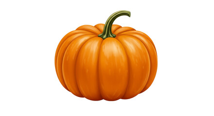 Obraz premium Whole Orange Pumpkin Icon