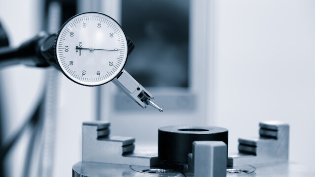 Quality control on milling CNC machine, coordinate measuring machine, Quality control machine