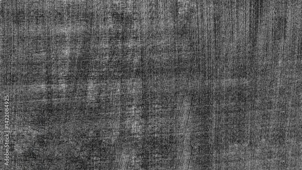 Poster Gray wall with many cracks and holes. wall is made of concrete and has a rough texture as an abstract texture background for template pages and banners.