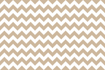 Bisque and white color Zig zag seamless pattern.