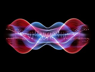 Fototapeta premium Abstract Sound Waves