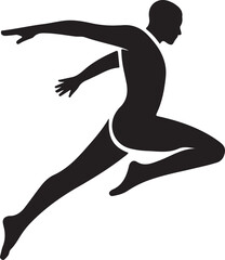 Running logo icon vector illustration