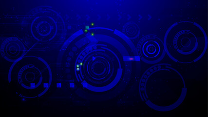 emplate for science and technology presentation. Plexus style background Cyberspace surface illustration Vector isometric illustration Digital technology and engineering background