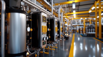 Massive Industrial Factory Complex Filled with Advanced Machinery and Tools